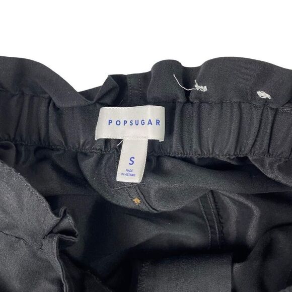 POPSUGAR Black Paper Bag Waist Lounge Pants Women’s Size Small - Picture 6 of 7